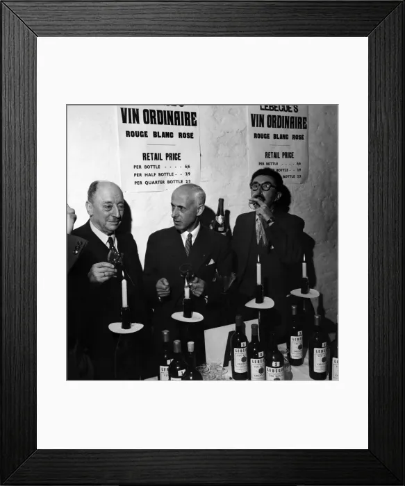 Framed Print : Henri De Villaine, owner of the Domain de la Romance Conti