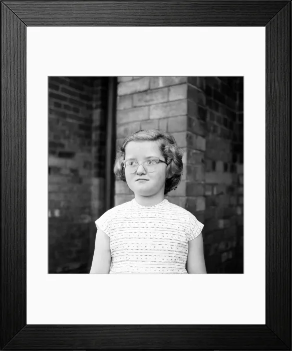 Framed Print : Junya Majkut, 8, of Derby-Road Derby. June 1960 M4288