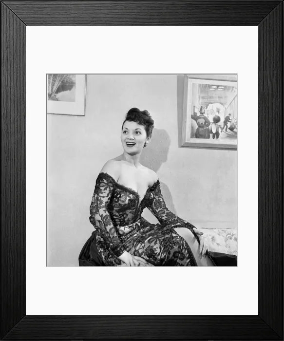 Framed Print : 25 year old Lita Rose, late singer with Ted Heaths band Framed Print : 25 year old Lita Rose, late singer with Ted Heaths band