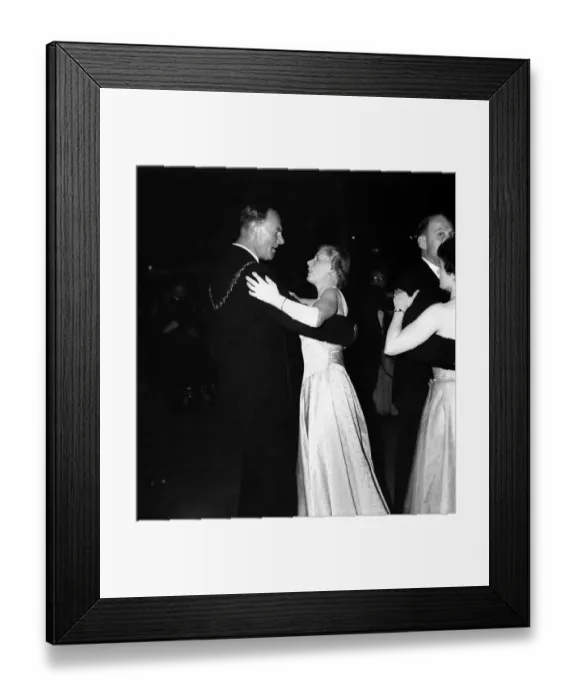Framed Print : Labour Party Conference 1953: Mrs. Attlee dancing with Mayor of Margate (Alderman H Framed Print : Labour Party Conference 1953: Mrs. Attlee dancing with Mayor of Margate (Alderman H