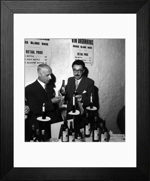 Framed Print : Henri De Villaine, owner of the Domain de la Romance Conti