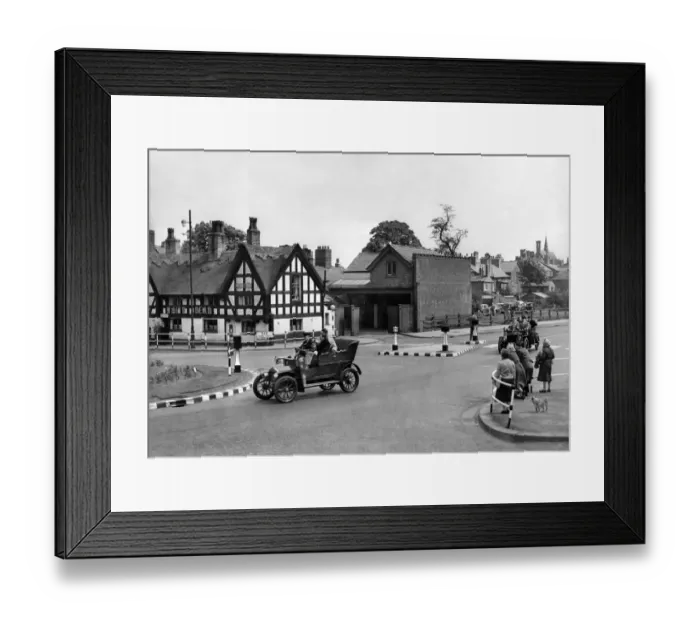 Framed Print : Even the dog stood and stared when these early Rolls Royce cars passed through Knutsford Framed Print : Even the dog stood and stared when these early Rolls Royce cars passed through Knutsford
