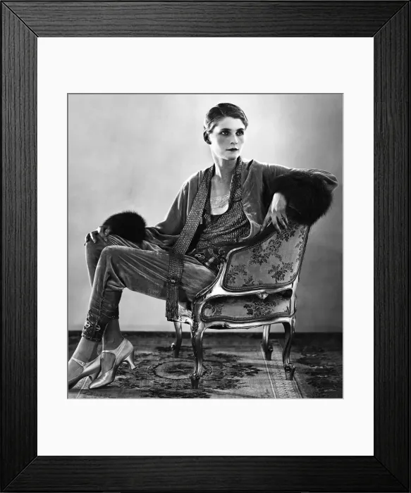 Framed Print : Clothing 1926-1929. October 1926 P008655 Framed Print : Clothing 1926-1929. October 1926 P008655