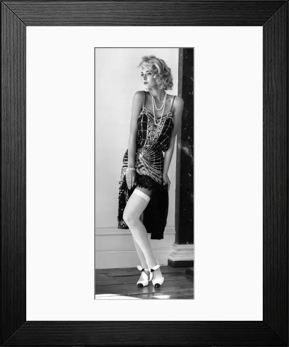 Framed Print : Fashion 1920 s: Roaring Twenties fashion. September 1987 P008647 Framed Print : Fashion 1920 s: Roaring Twenties fashion. September 1987 P008647