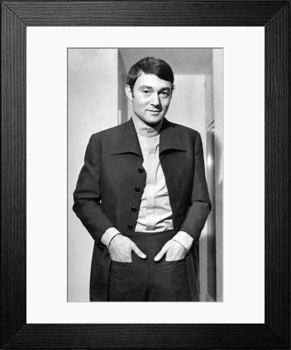 Framed Print : Vidal Sasson in a suit tailored for him by Michael St. John. April 1968 P009677 Framed Print : Vidal Sasson in a suit tailored for him by Michael St. John. April 1968 P009677