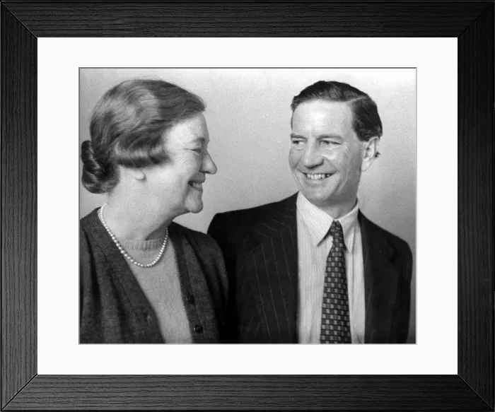 Framed Print : Foreign Office official Harold Philby and his mother. November 1955 P009632