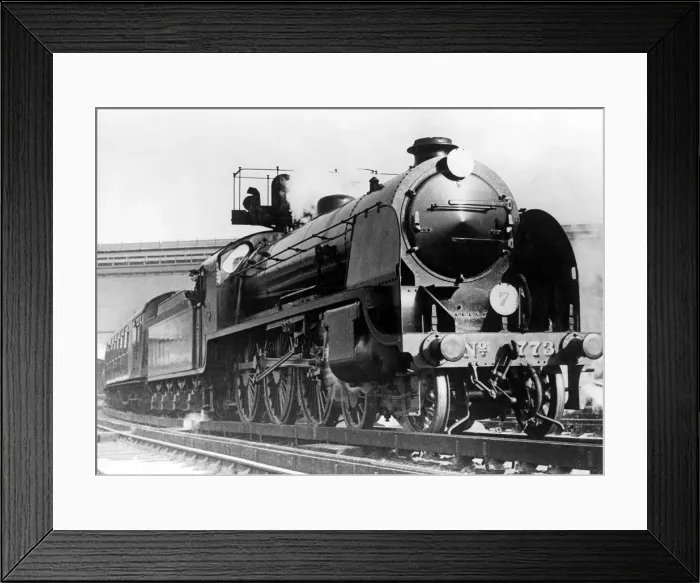 Framed Print : Southern Railways Class N15 4-6-0S Express Train No. 773 seen here