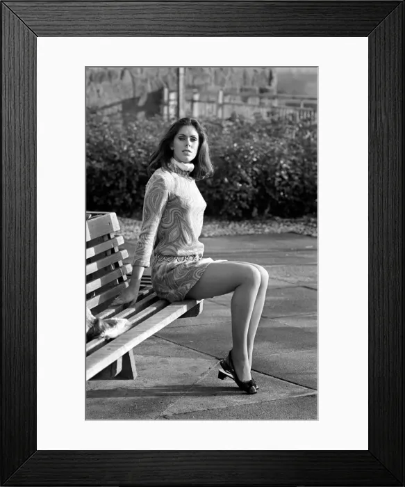 Framed Print : Actress Anne Irving posing for pictures. November 1969 Z12534-006 Framed Print : Actress Anne Irving posing for pictures. November 1969 Z12534-006