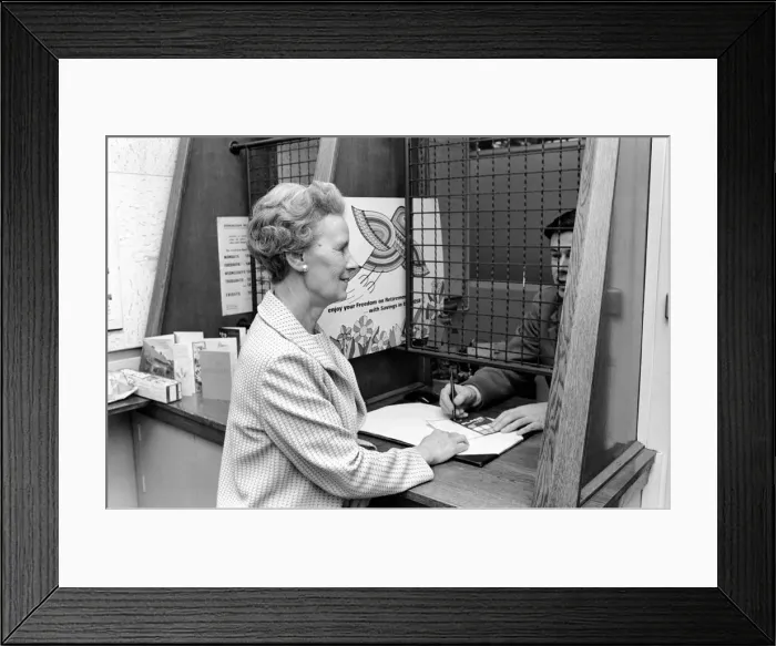 Framed Print : Mrs. Irene Raybould of Birmingham, is to receive the BEM in the New Year