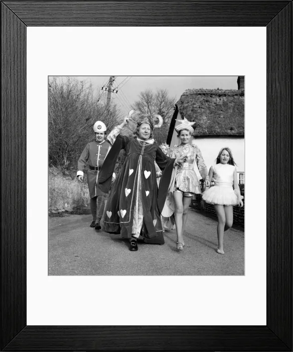 Framed Print : Panto Dame the Queen of Hearts is the Vicar Rev. Brian Berry Framed Print : Panto Dame the Queen of Hearts is the Vicar Rev. Brian Berry
