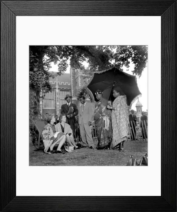 Framed Print : Gold Coast Chief Visits London. Chief Nana Kwabena Kenh II of the Gold Coast made a Framed Print : Gold Coast Chief Visits London. Chief Nana Kwabena Kenh II of the Gold Coast made a