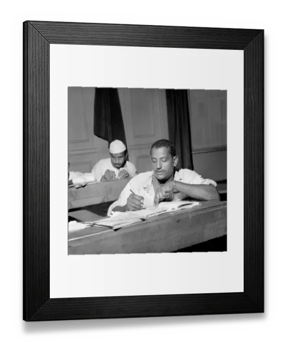 Framed Print : Adult Education: The new Government of Egypt has set up schools in Cairo to address Framed Print : Adult Education: The new Government of Egypt has set up schools in Cairo to address
