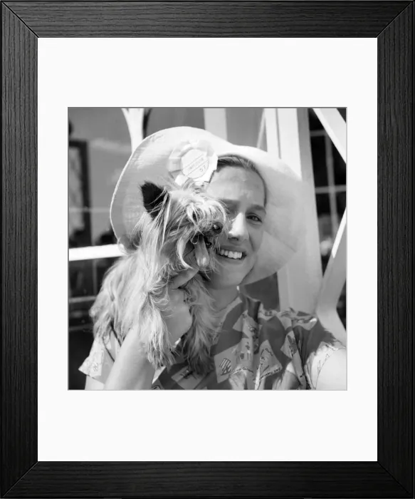 Framed Print : Animals: Dogs: Owners and contestants seen here talking part in The Daily Mirror Dog Show Framed Print : Animals: Dogs: Owners and contestants seen here talking part in The Daily Mirror Dog Show