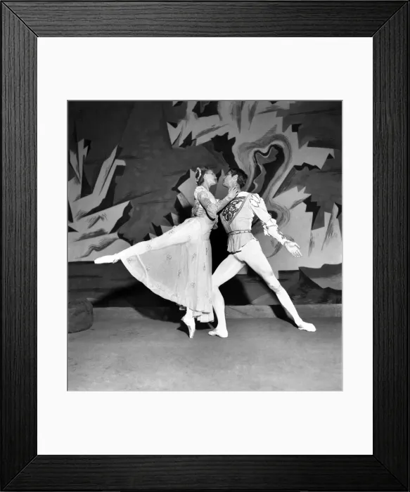 Framed Print : Danish ballet. Hot work for Romeo. Frank Schaufuss who plays the part of Romeo