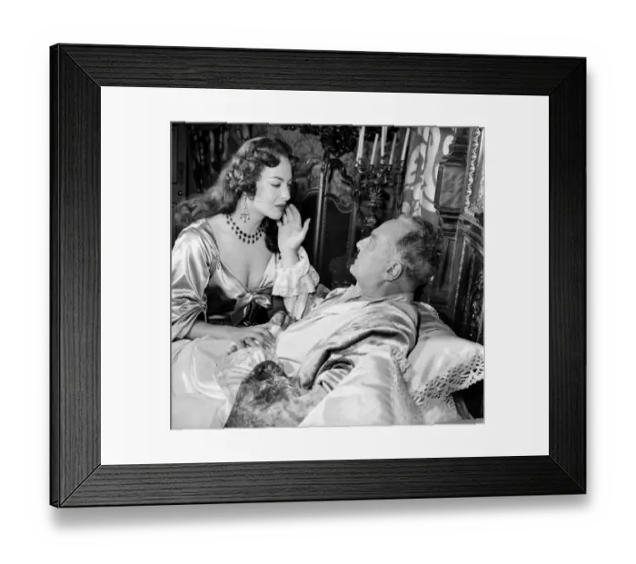 Framed Print : Beauty Queen and Mehie Andreiso: Beauty Queen see here with Ventriloguist dummy Archie