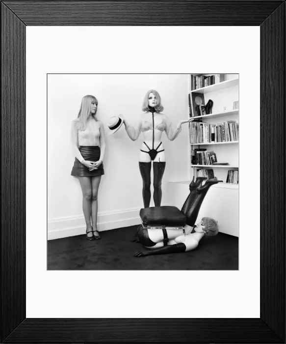 Framed Print : Humour: Pictures of set of Nude'furniture designed Framed Print : Humour: Pictures of set of Nude'furniture designed