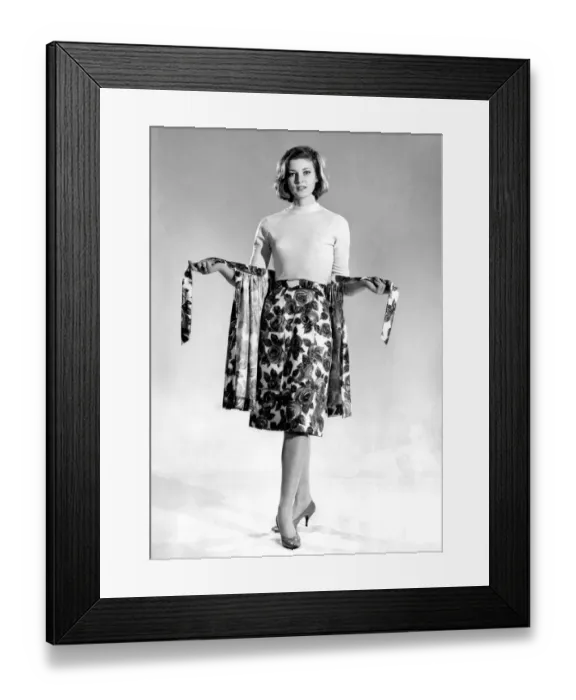 Framed Print : Reveille Fashions. Pamela Marck. March 1961 P008838 Framed Print : Reveille Fashions. Pamela Marck. March 1961 P008838