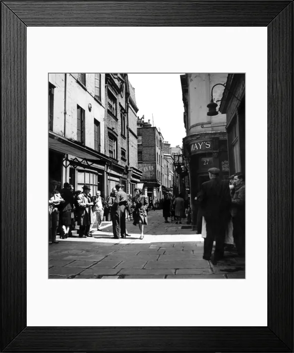 Framed Print : Bow windows, sedan chairs, and lace-cuffed gallants -such is the picture of Shepherd Framed Print : Bow windows, sedan chairs, and lace-cuffed gallants -such is the picture of Shepherd