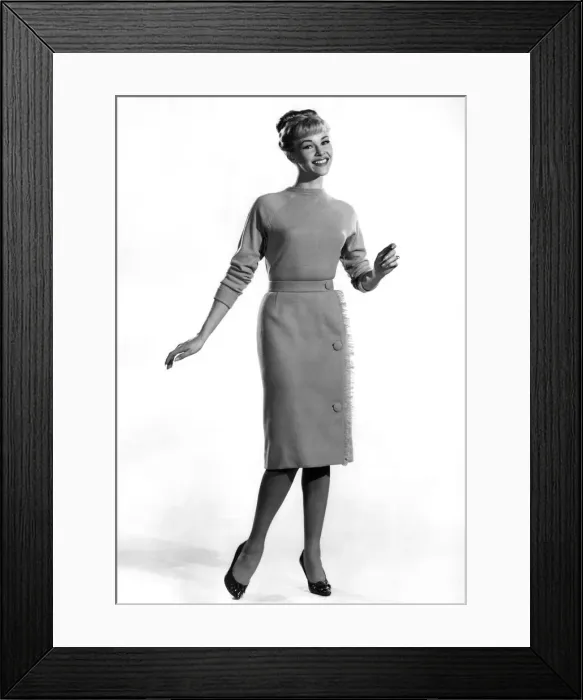 Framed Print : Reveille Fashions: Jo Waring. January 1962 P008921