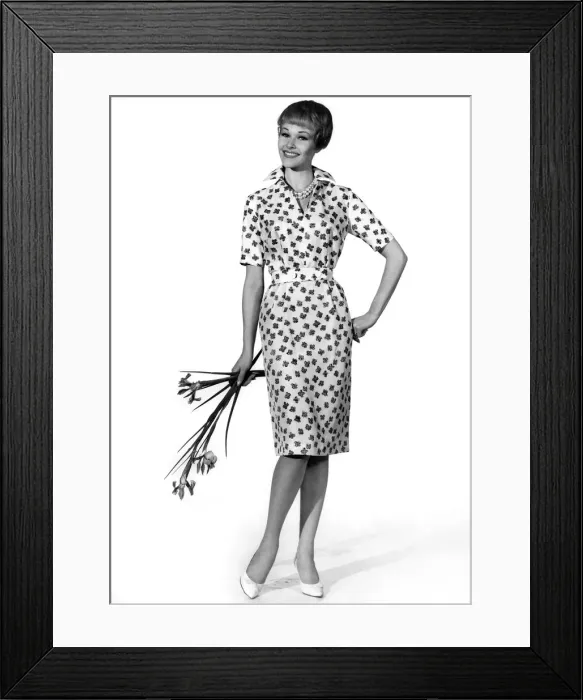Framed Print : Reveille Fashions. Jo Warring. June 1962 P008945