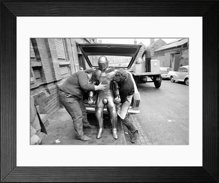 Framed Print : A Birmingham firm, a few months ago, started production on a new line which is now Framed Print : A Birmingham firm, a few months ago, started production on a new line which is now