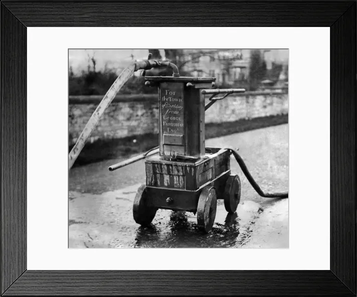Framed Print : Fire engine 126 years old. December 1913 P009389 Framed Print : Fire engine 126 years old. December 1913 P009389