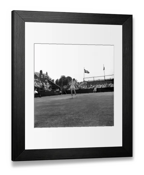 Framed Print : Northern Lawn Tennis Championships Darlene Hard is the 12th American in succession