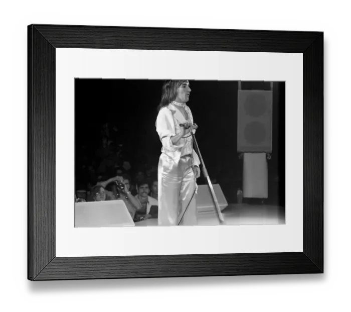 Framed Print : The Faces tour of the USA and Canada, February and March 1975