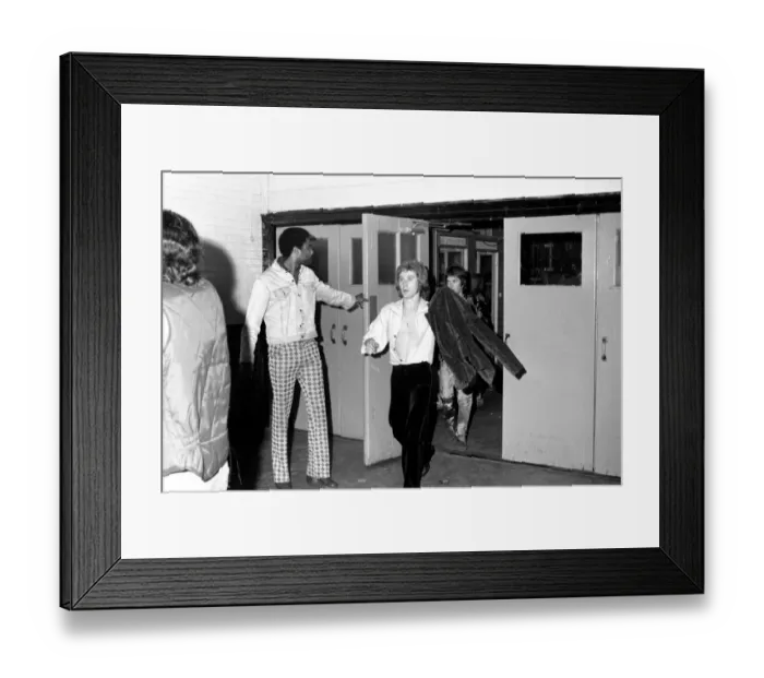 Framed Print : The Faces tour of the USA and Canada, February and March 1975 Framed Print : The Faces tour of the USA and Canada, February and March 1975