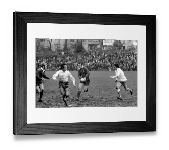Framed Print : Rugby League International Wales v France Action from the match