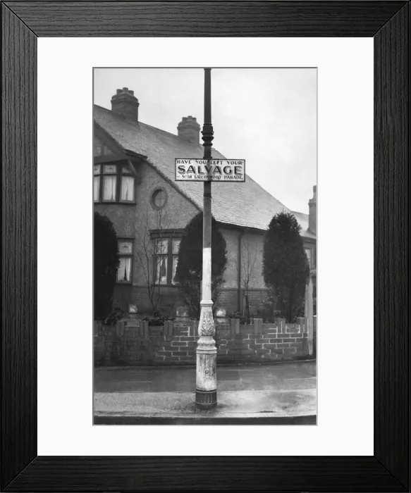 Framed Print : World War II. A signpost on the corner of Westwood Lane Welling Framed Print : World War II. A signpost on the corner of Westwood Lane Welling