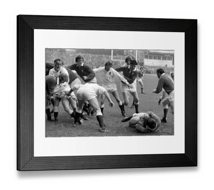 Framed Print : Rugby: Wales vs. England. The Rugby match Wales vs. England took place at Cardiff Arms