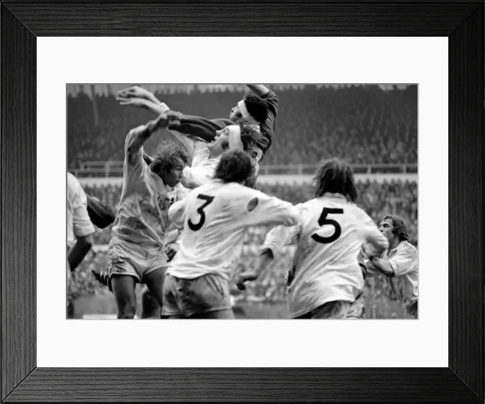 Framed Print : Rugby: Wales vs. England. The Rugby match Wales vs. England took place at Cardiff Arms