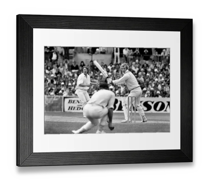 Framed Print : The Ashes 1974-1975. Australia v England 3rd Test match at Melbourne Cricket Ground Framed Print : The Ashes 1974-1975. Australia v England 3rd Test match at Melbourne Cricket Ground