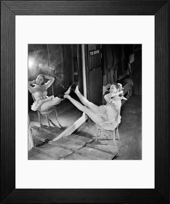 Framed Print : Shes on her own Its not a double act, they are not twins Framed Print : Shes on her own Its not a double act, they are not twins