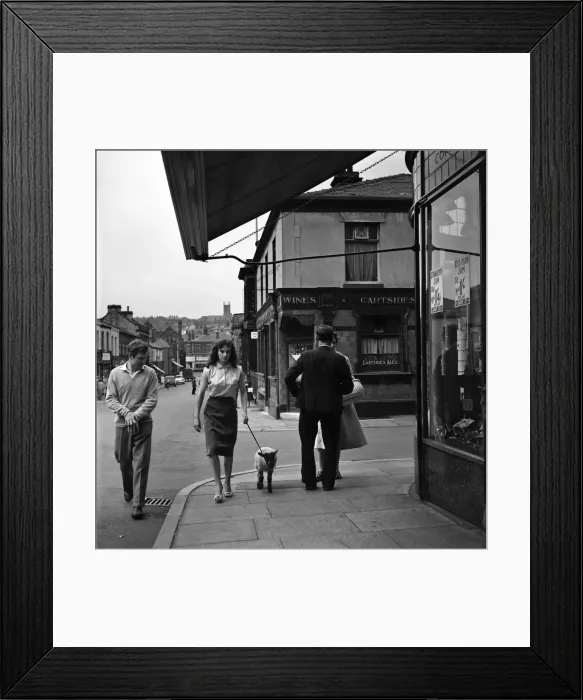 Framed Print : Woman and Lamb. 20yrs old Margaret Harrison of Stalybridge Cheshire with her pet lamb Framed Print : Woman and Lamb. 20yrs old Margaret Harrison of Stalybridge Cheshire with her pet lamb