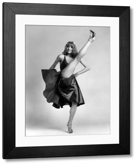 Framed Print : Disco Dancer Maria Eldridge, 22, from Fareham, who is competing in the finals of Framed Print : Disco Dancer Maria Eldridge, 22, from Fareham, who is competing in the finals of