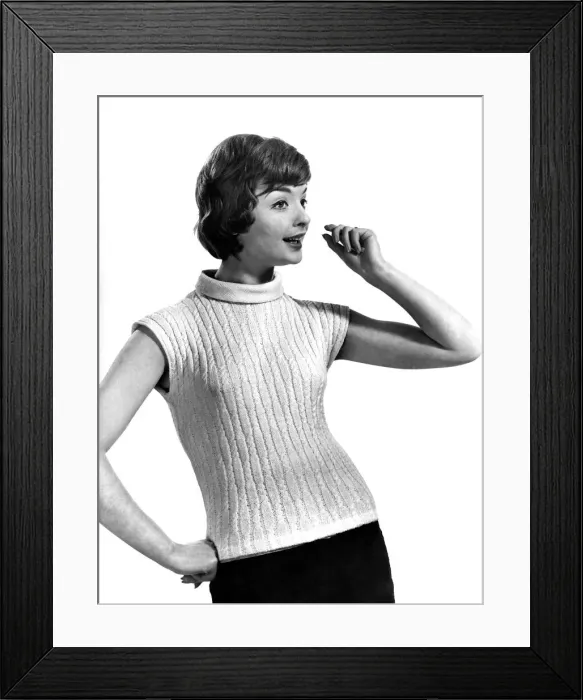 Framed Print : Reveille fashions: Anne Grant. February 1961 P008822 Framed Print : Reveille fashions: Anne Grant. February 1961 P008822