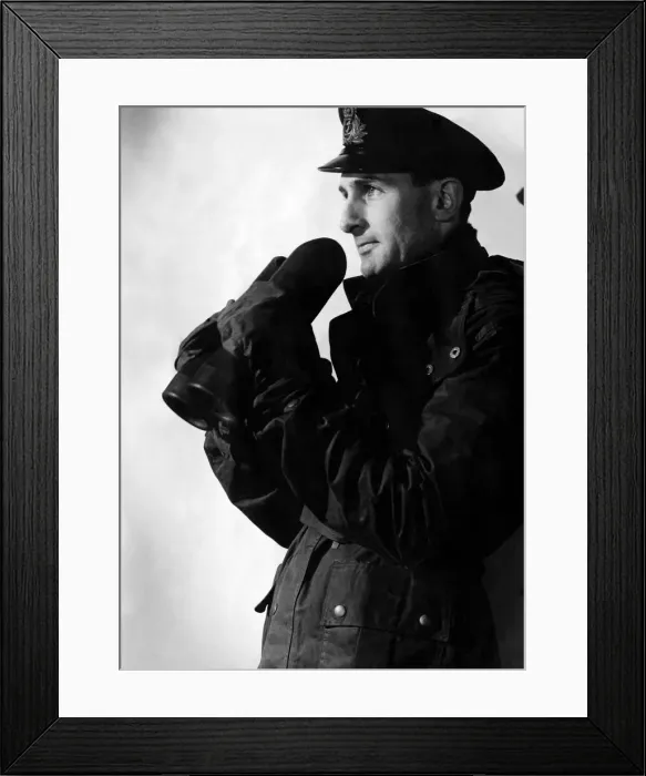 Framed Print : The Captain of the submarine has the double D. S. O. and was one of the first submarine D. S Framed Print : The Captain of the submarine has the double D. S. O. and was one of the first submarine D. S