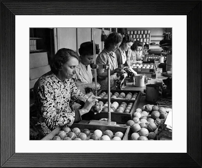 Framed Print : The N. A. A. F. I. Sports Dept. gets a big demand from the Forces for tennis balls Framed Print : The N. A. A. F. I. Sports Dept. gets a big demand from the Forces for tennis balls