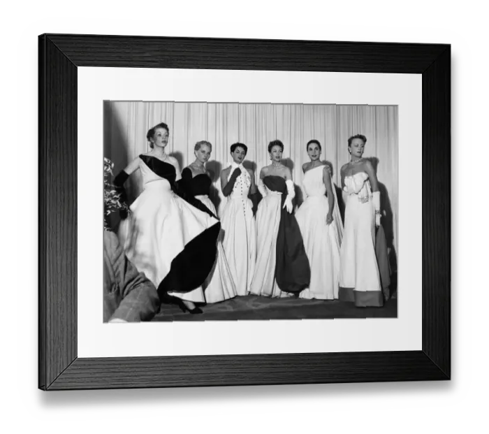 Framed Print : Fashion 1950 s. 1950 P008692 Framed Print : Fashion 1950 s. 1950 P008692