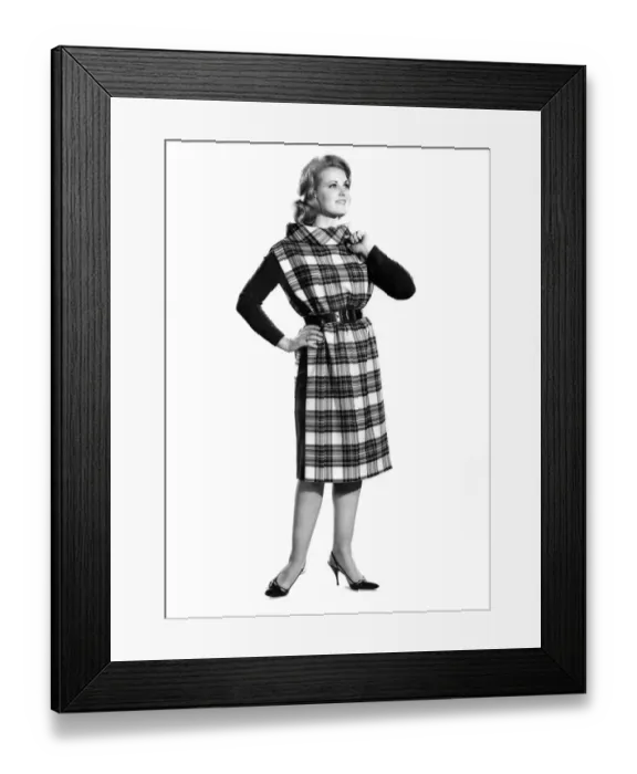 Framed Print : Reveille Fashions. Roma Reeves. November 1962 P008873