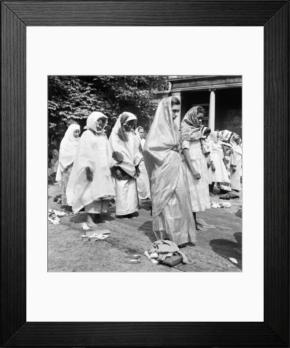 Framed Print : Muslim Religious Service. June 1960 M4300-001