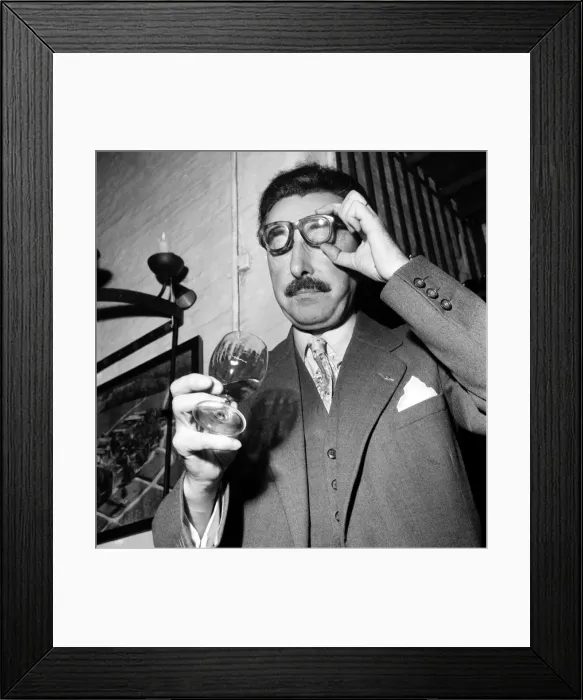 Framed Print : Henri De Villaine, owner of the Domain de la Romance Conti