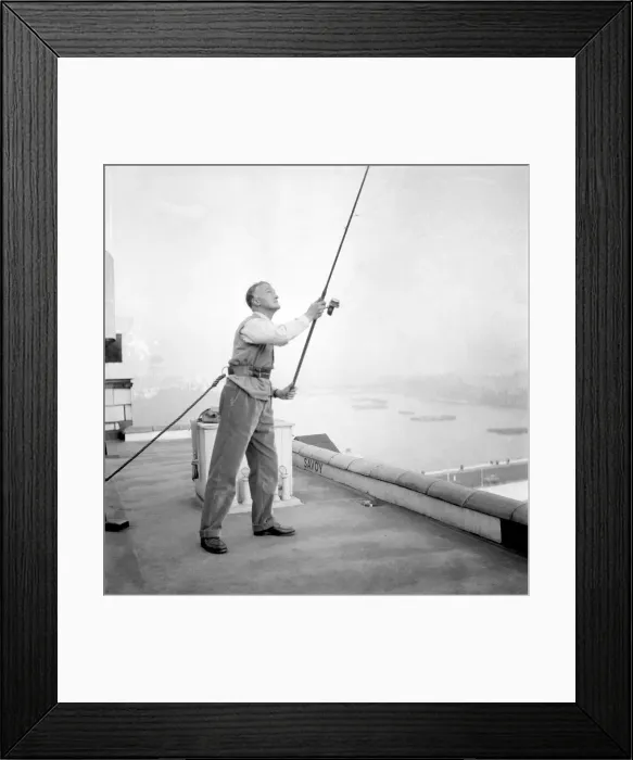 Framed Print : Sport: Angling: Humour: Gentleman. Mr. E. Drury for a wager Framed Print : Sport: Angling: Humour: Gentleman. Mr. E. Drury for a wager