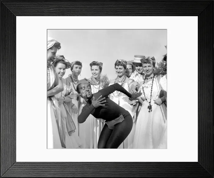 Framed Print : Members of the London Public were given an unexpected preview of this year