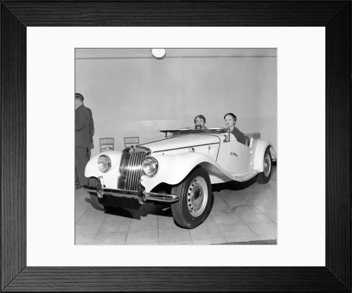 Framed Print : The new MG TF model. October 1953 D6166 Framed Print : The new MG TF model. October 1953 D6166