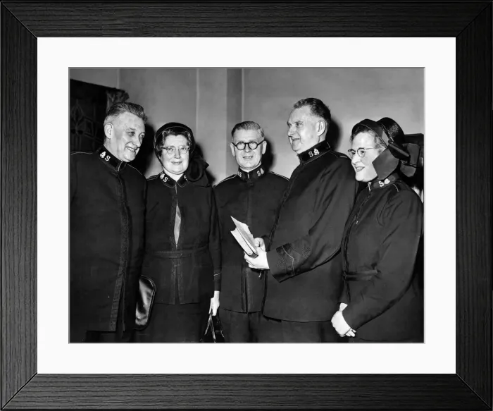 Framed Print : A group at the A day with God'meeting organised by Lieut Framed Print : A group at the A day with God'meeting organised by Lieut