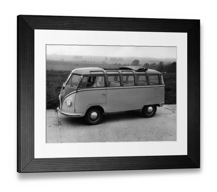 Framed Print : Motors. Germany. Volkeswagen. July 1955 P009138