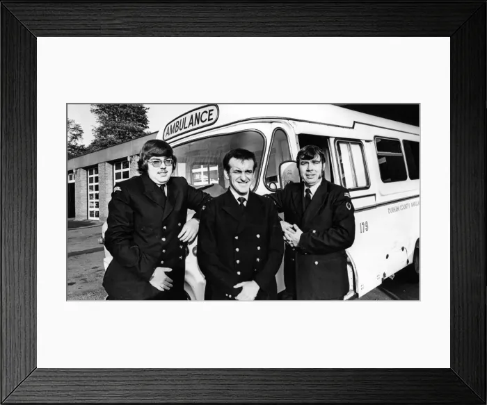 Framed Print : The softly, softly ambulance team, Peter Stoddard, Jim Mulholland Framed Print : The softly, softly ambulance team, Peter Stoddard, Jim Mulholland